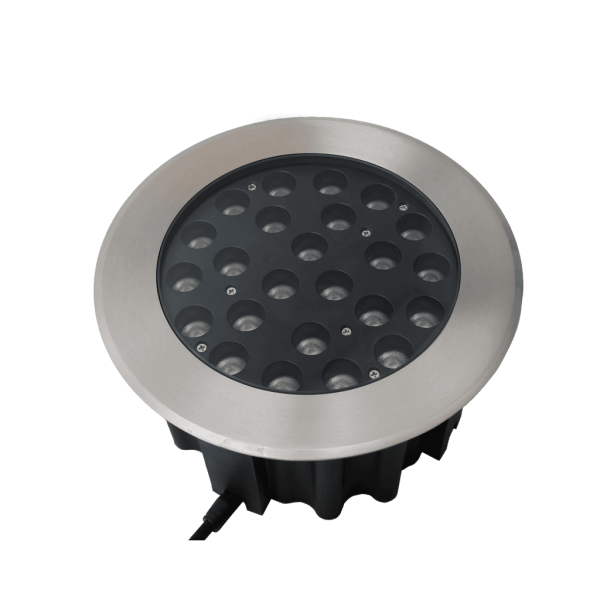 Ip67 Waterproof 24w Led Round Inground Light Outdoor Aluminum Recessed 